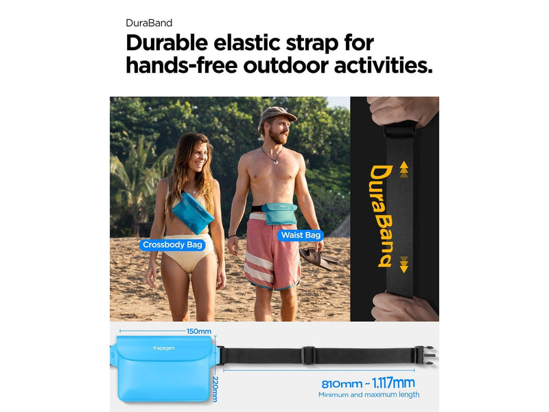 Spigen Aqua Shield WaterProof Waist Bag A620 2 Pack - sea blue