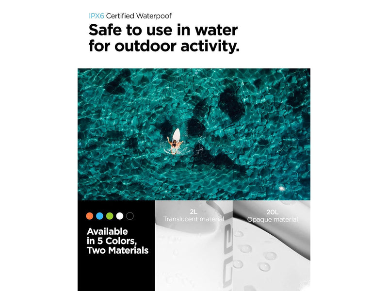Spigen Aqua Shield WaterProof Dry Bag 20L + 2L A630 - snow white