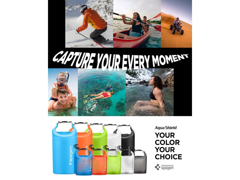 Spigen Aqua Shield WaterProof Dry Bag 20L + 2L A630 - snow white
