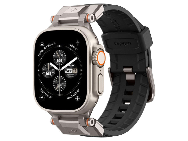 Spigen Dura Pro Armor Band - black - Apple Watch 49mm/45mm/44mm/42mm