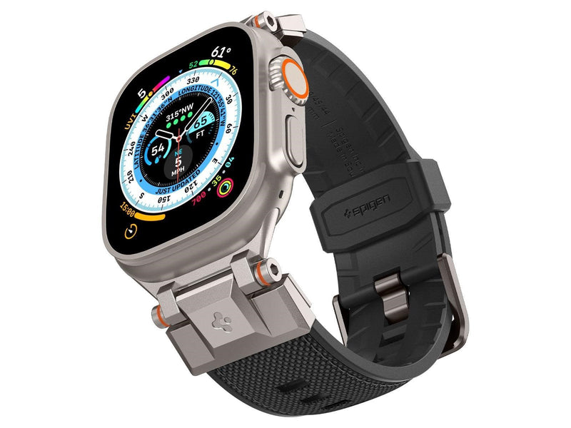 Spigen Dura Pro Armor Band - black - Apple Watch 49mm/45mm/44mm/42mm