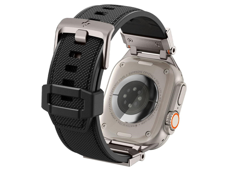 Spigen Dura Pro Armor Band - black - Apple Watch 49mm/45mm/44mm/42mm