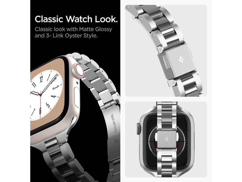 Spigen Modern Fit 316L Band - silver - Apple Watch 41mm/40mm/38mm