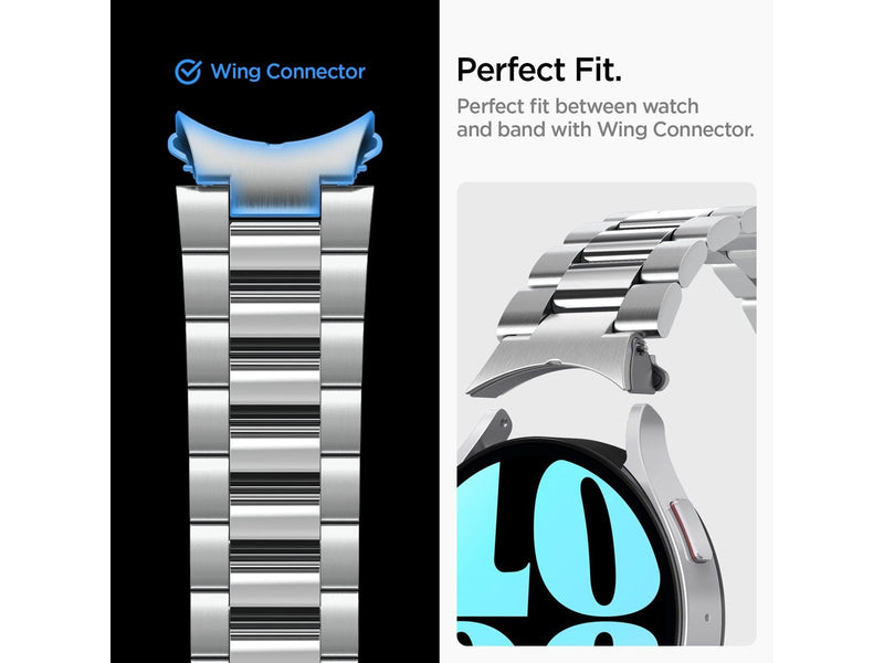 Spigen Modern Fit 316L Band - silver - Samsung Galaxy Watch6 44m