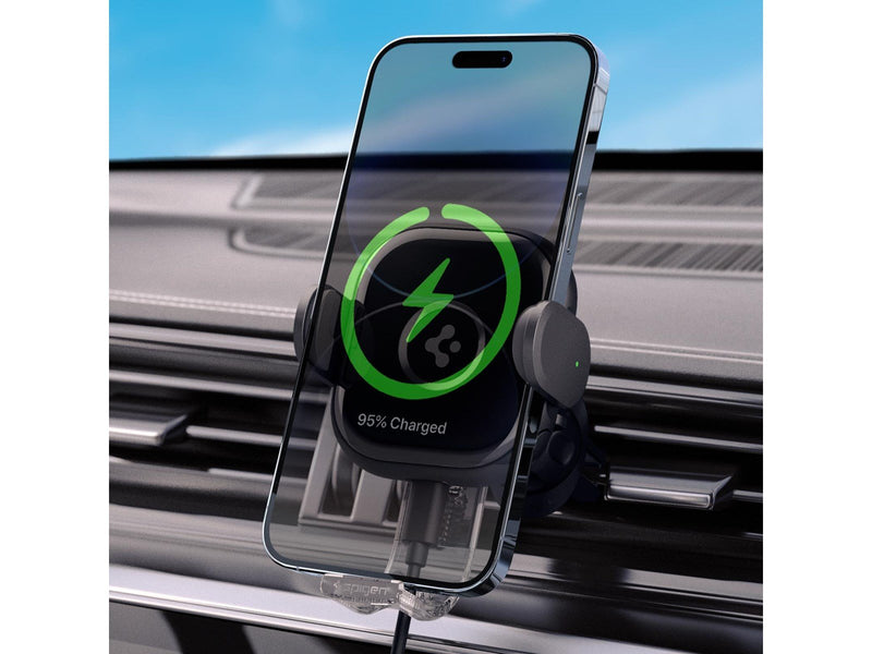 Spigen OneTap Universal Wireless Car Charger for Airvent - black