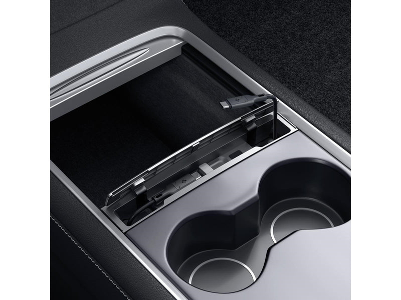 Spigen Tesla Cable Organizer Station - black - Tesla Model Y/3