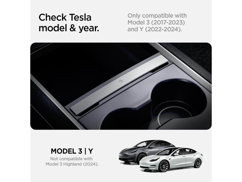 Spigen Tesla Cable Organizer Station - black - Tesla Model Y/3