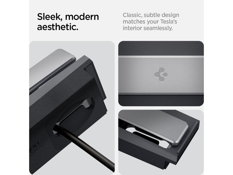 Spigen Tesla Cable Organizer Station - black - Tesla Model Y/3