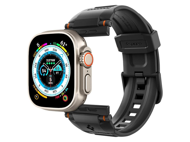 Spigen Rugged Ultra Band - matte black - Apple Watch 49mm/45mm/44mm/42mm