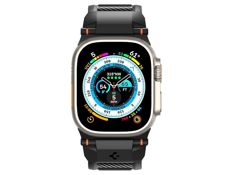 Spigen Rugged Ultra Band - matte black - Apple Watch 49mm/45mm/44mm/42mm