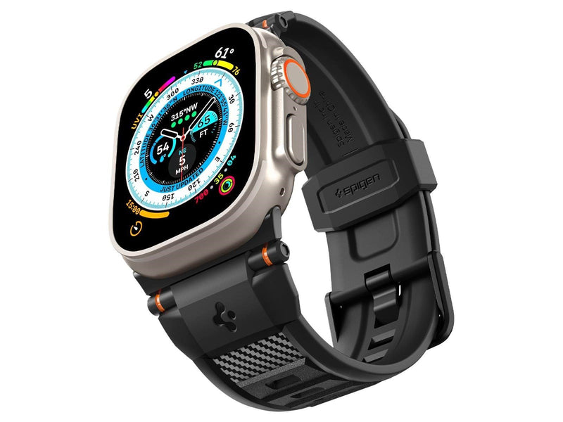 Spigen Rugged Ultra Band - matte black - Apple Watch 49mm/45mm/44mm/42mm