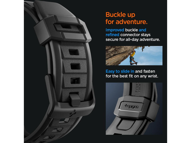 Spigen Rugged Ultra Band - matte black - Apple Watch 49mm/45mm/44mm/42mm