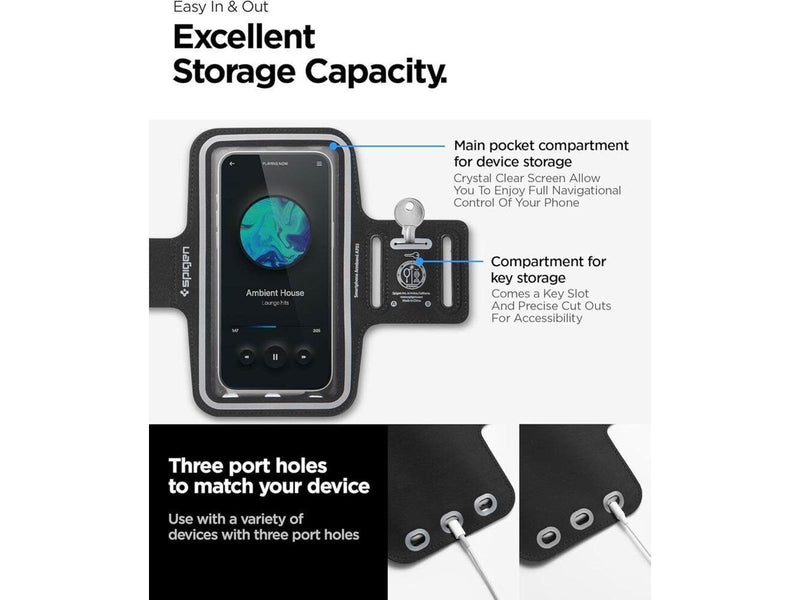 Spigen Dynamic Shield Armband A703 black