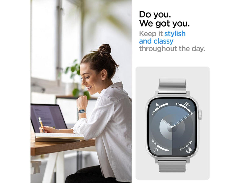 Spigen Sleek Link. silver - Apple Watch 41mm/40mm/38mm