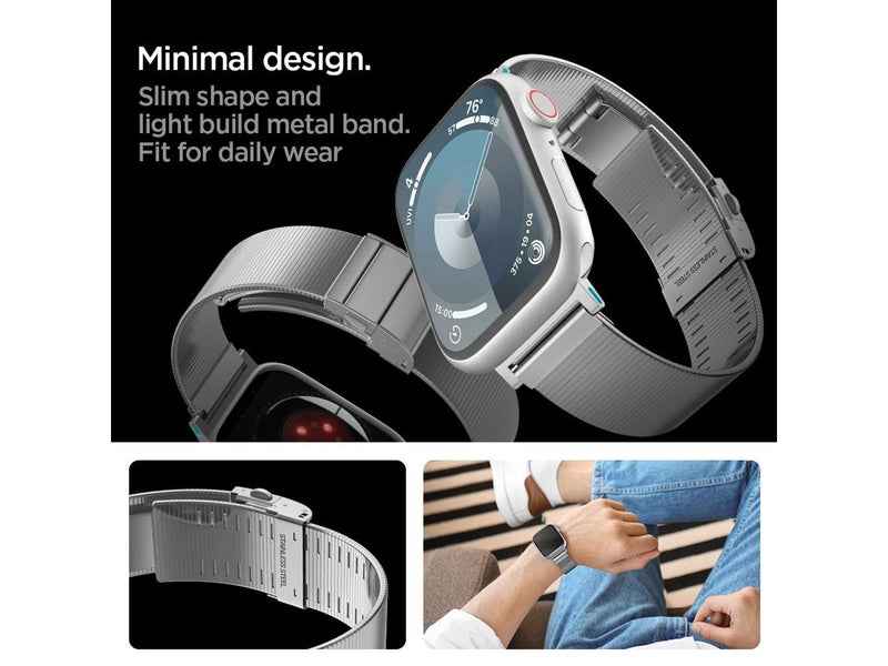 Spigen Sleek Link. silver - Apple Watch 41mm/40mm/38mm