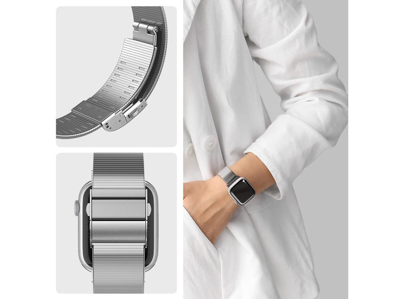 Spigen Sleek Link. silver - Apple Watch 41mm/40mm/38mm