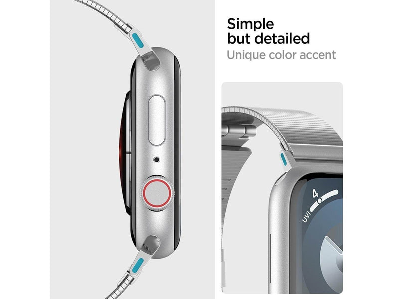 Spigen Sleek Link. silver - Apple Watch 41mm/40mm/38mm