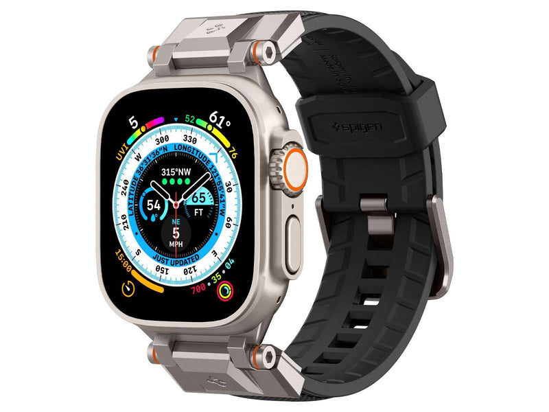Spigen DuraPro Armor - black - Apple Watch Ultra 2/1 49mm / 9/8/7 45mm / SE/6/5/4 44mm / 3/2/1 42mm