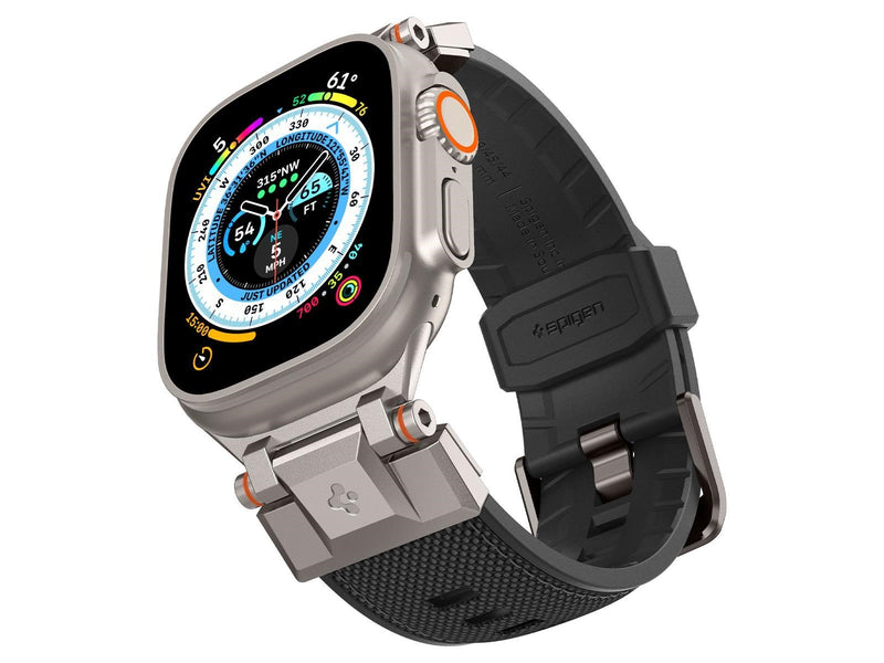 Spigen DuraPro Armor - black - Apple Watch Ultra 2/1 49mm / 9/8/7 45mm / SE/6/5/4 44mm / 3/2/1 42mm