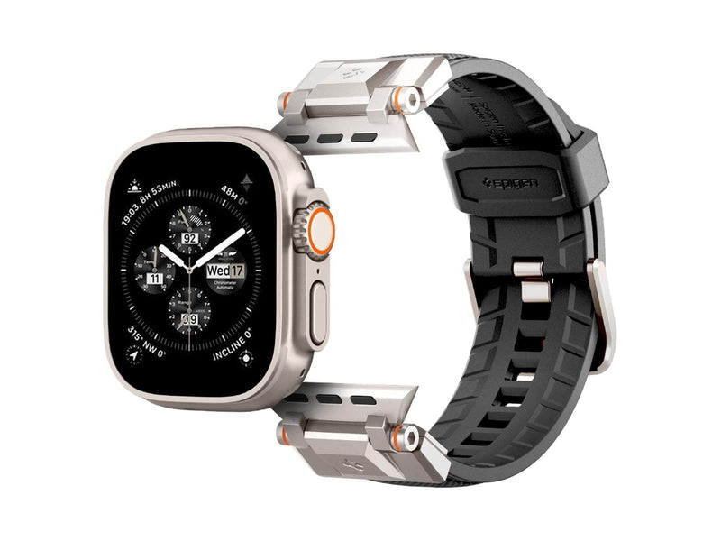 Spigen DuraPro Armor - black - Apple Watch Ultra 2/1 49mm / 9/8/7 45mm / SE/6/5/4 44mm / 3/2/1 42mm