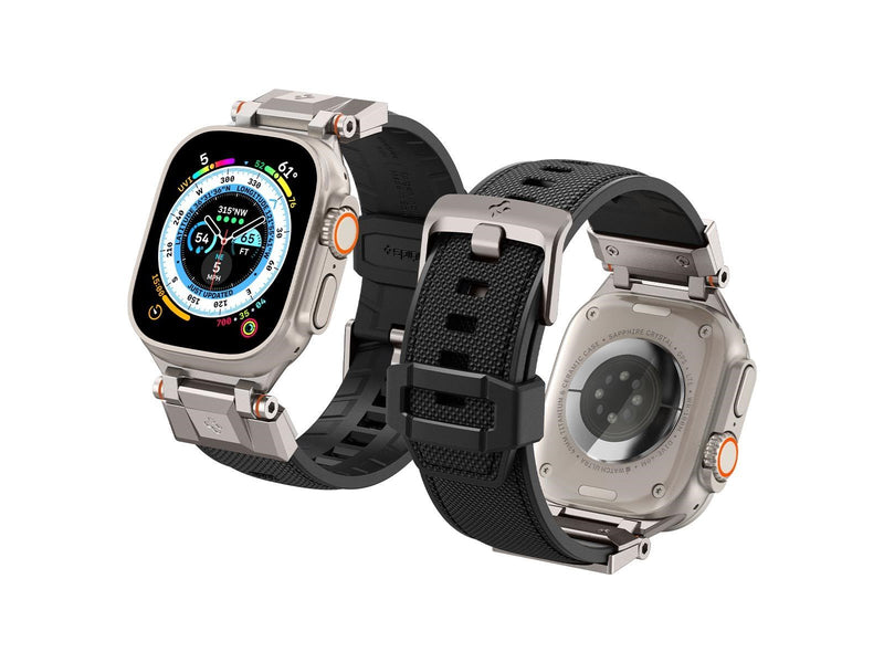 Spigen DuraPro Armor - black - Apple Watch Ultra 2/1 49mm / 9/8/7 45mm / SE/6/5/4 44mm / 3/2/1 42mm