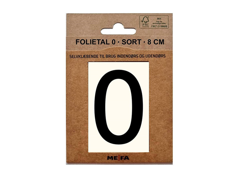 MEFA Foliennummer 0, Schwarz