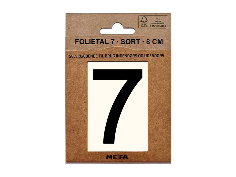 MEFA Foliennummer 7, Schwarz