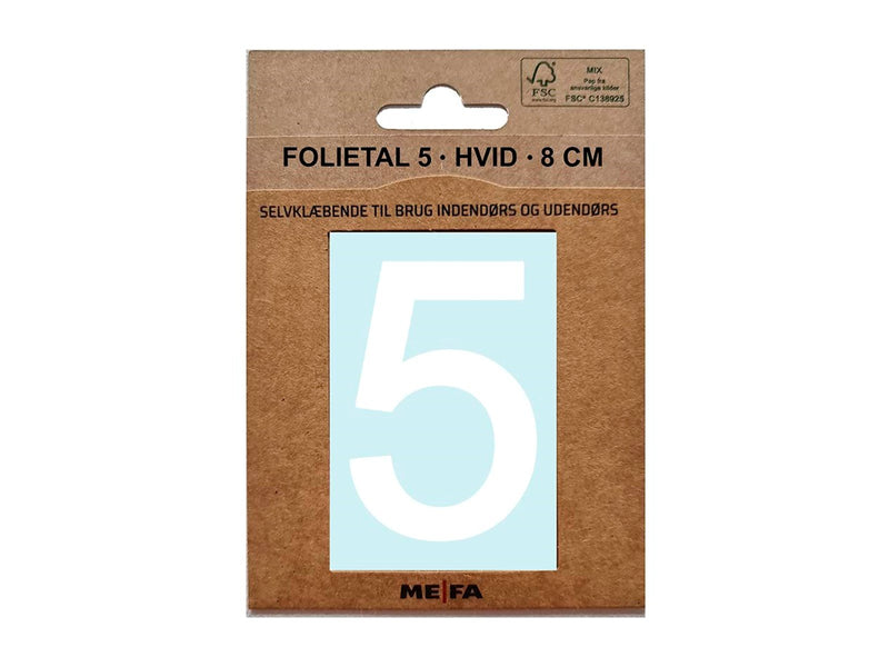 MEFA Foliennummer 5, Weiß