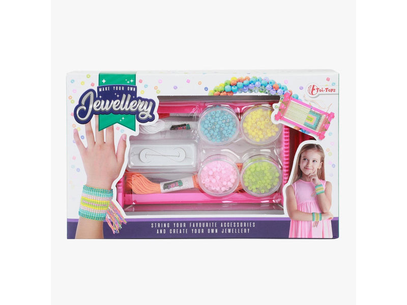 Toi-Toys Loom with Yarn and Bead Set