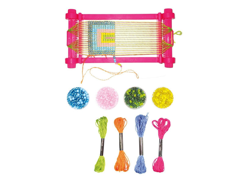 Toi-Toys Loom with Yarn and Bead Set