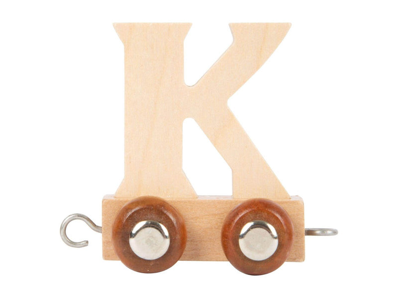 Small Foot - Wooden Letter Train - K