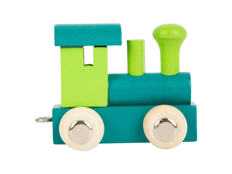 Small Foot - Wooden Letter Train Locomotive Green