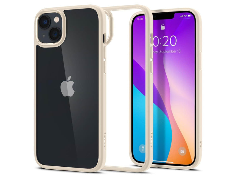 Spigen Crystal Hybrid - sand beige - iPhone 14 Plus