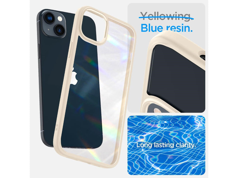 Spigen Crystal Hybrid - sand beige - iPhone 14 Plus