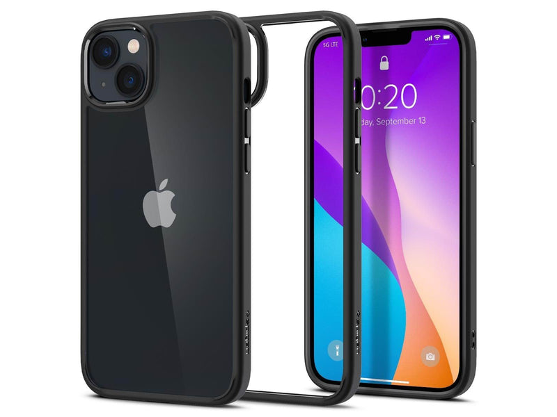 Spigen Crystal Hybrid - matte black - iPhone 14 Plus
