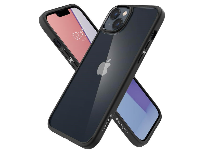 Spigen Crystal Hybrid - matte black - iPhone 14 Plus
