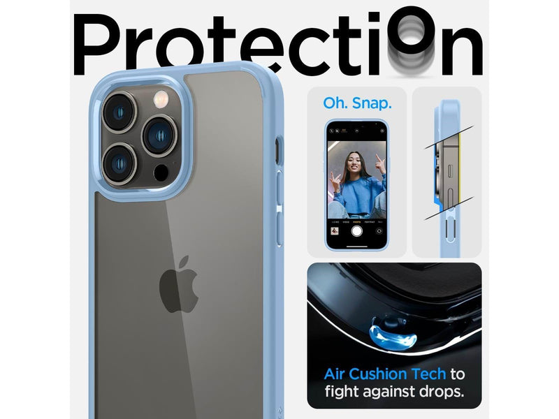 Spigen Crystal Hybrid - sierra blue - iPhone 14 Pro