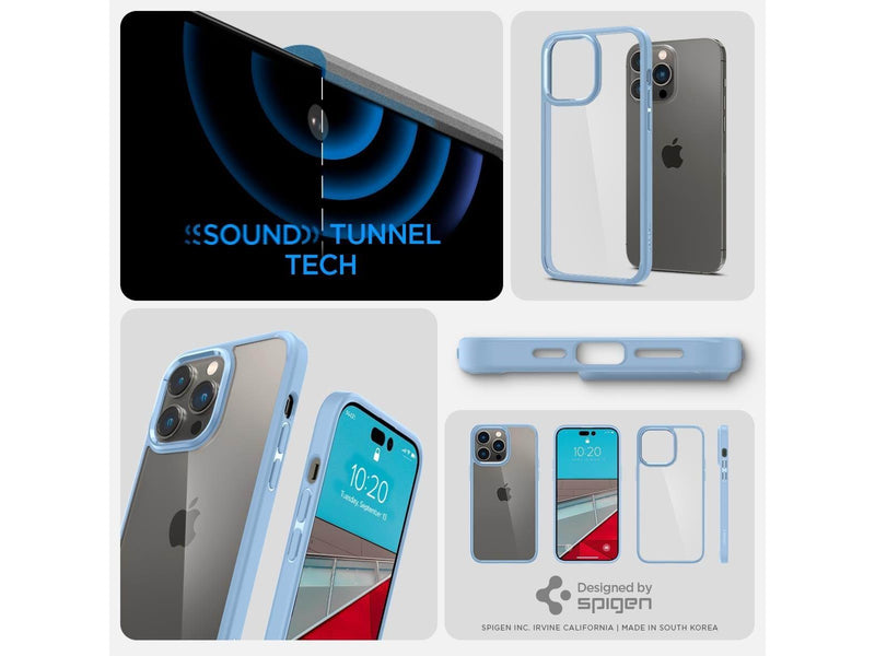 Spigen Crystal Hybrid - sierra blue - iPhone 14 Pro
