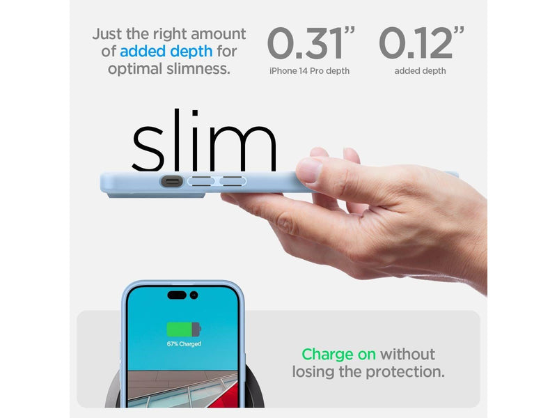 Spigen Crystal Hybrid - sierra blue - iPhone 14 Pro