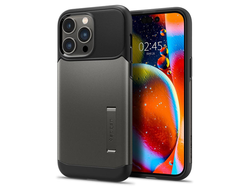 Spigen Slim Armor - gunmetal - iPhone 14 Pro