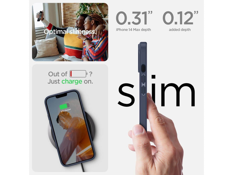Spigen Crystal Hybrid - navy blue - iPhone 14 Plus