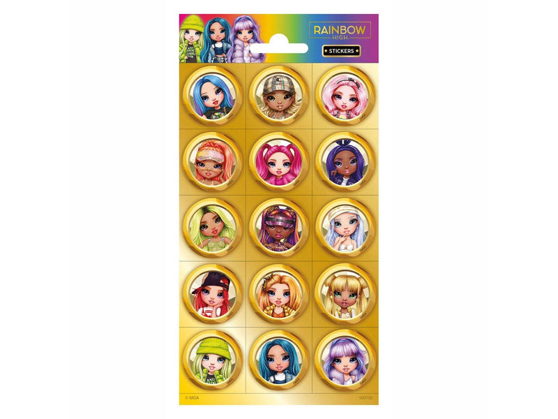 Totum Sticker sheet Rainbow High