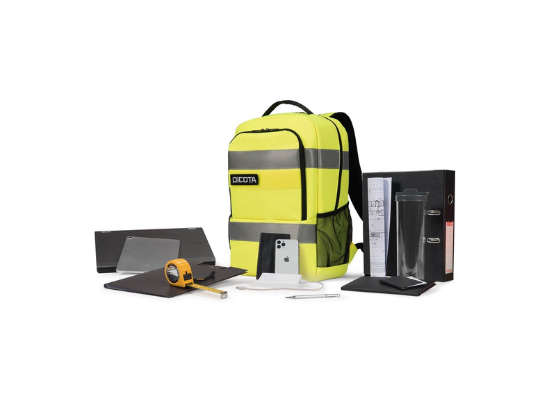 Dicota HI-VIS Rucksack  - 24 Litern | Gelb