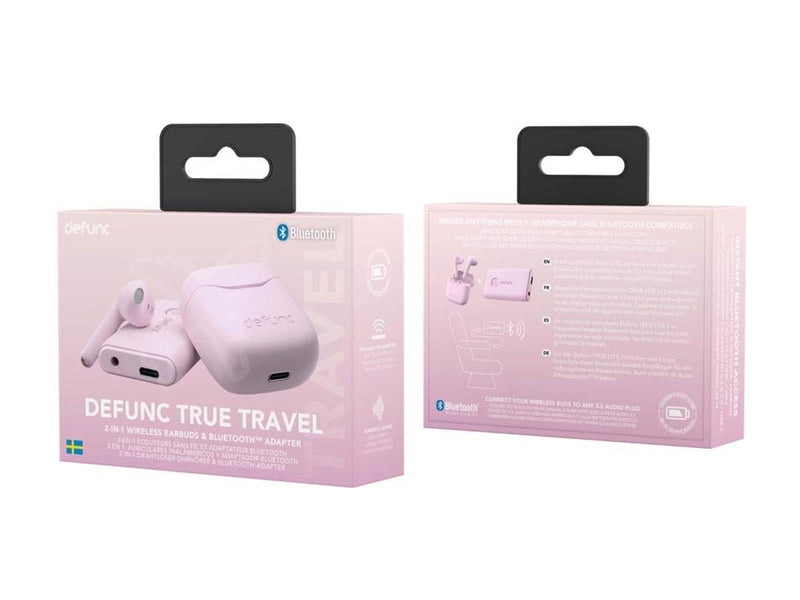 defunc TRUE TRAVEL Wireless BT Earbuds Blue