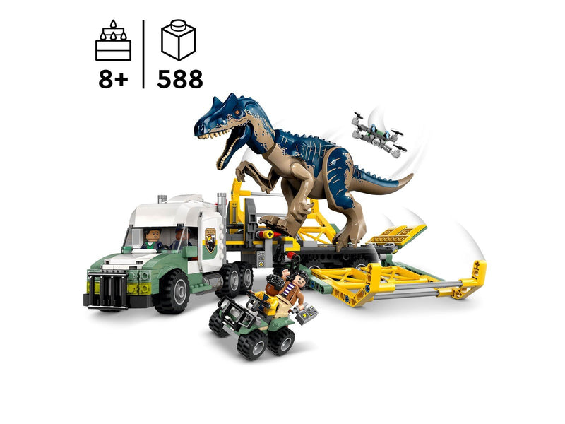 LEGO Jurassic World 76966 Dinosaurier-Missionen - Allosaurus-Transporter