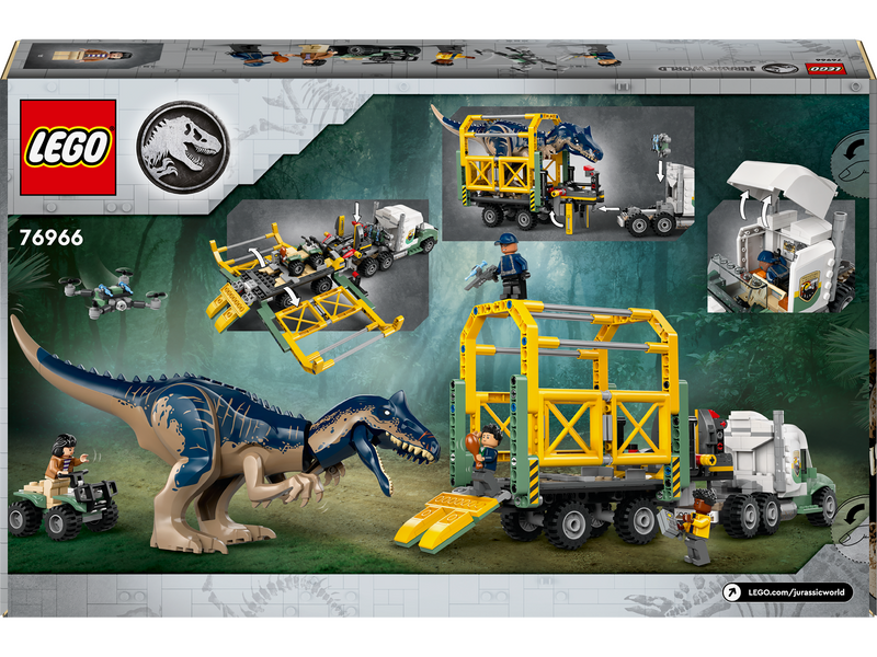 LEGO Jurassic World 76966 Dinosaurier-Missionen - Allosaurus-Transporter