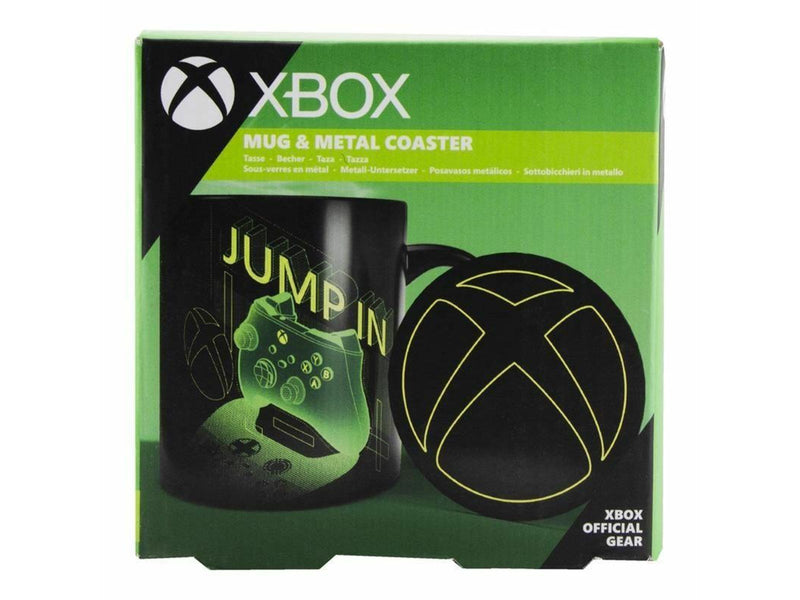 Paladone - Xbox Mug + Metal Coaster - Becher