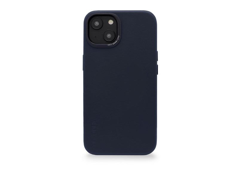 Decoded Leather BackCover - navy - iPhone 14 Plus