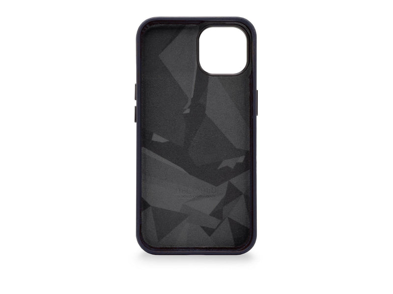 Decoded Leather BackCover - navy - iPhone 14 Plus