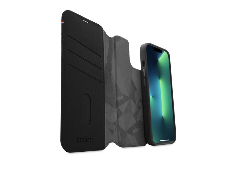 Decoded Leather Detachable Wallet - black - iPhone 14 Plus